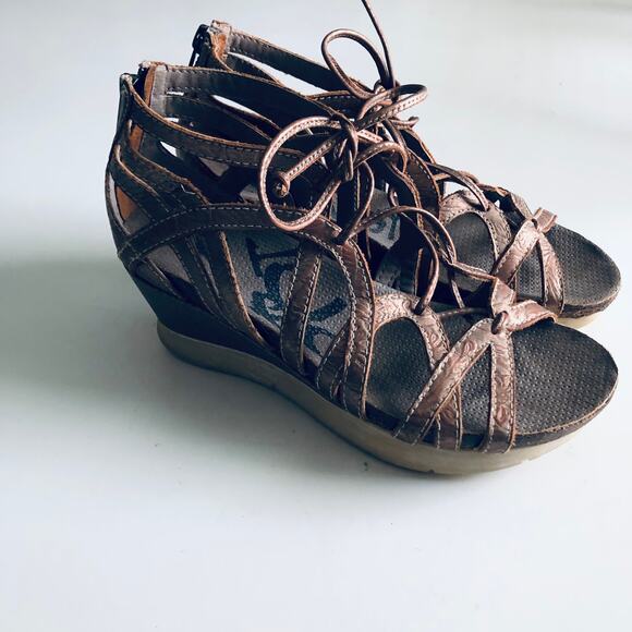 OTBT 'Nomadic' Wedge Heel Comfort Sandal SZ 6 - Picture 3 of 12